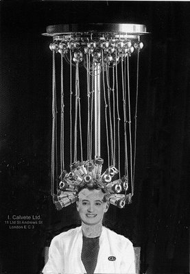old fasioned perm machine